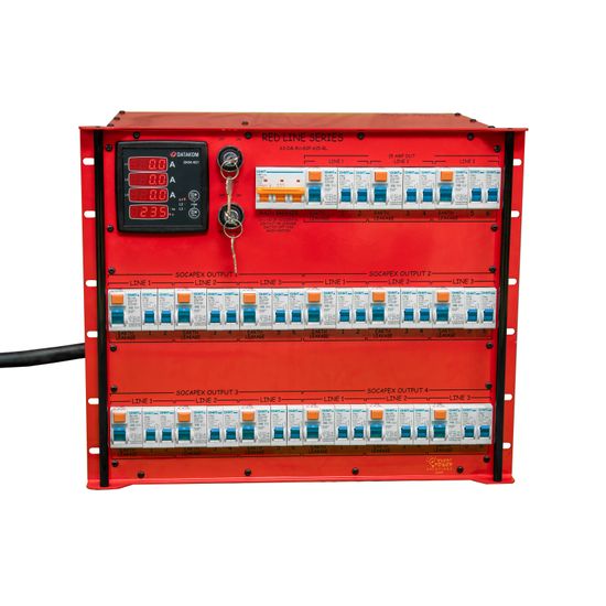 63 Amp DB / 8 x Socapex / 6 x 15A outs